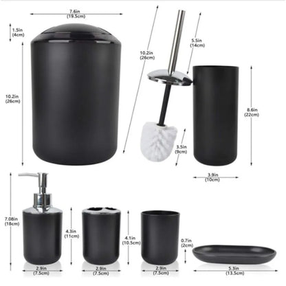 Set de Baño 6 en 1 – Orden y Estilo en un Solo Paso